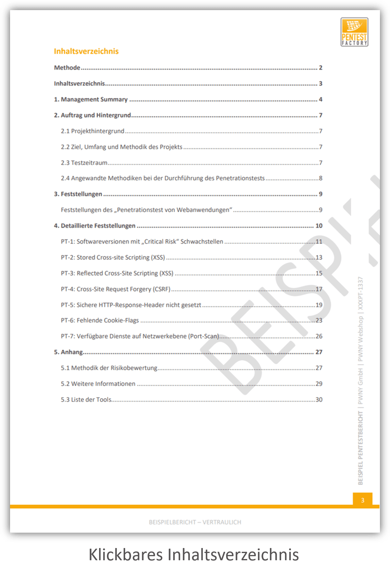 Table of Contents